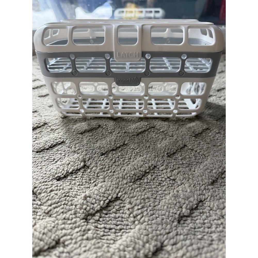 Munchkin High Capacity Dishwasher‎ Basket White & Grey
